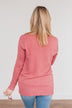 Light Weight Open Front Cardigan- Dusty Rose