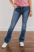 Vervet High-Rise Boot Cut Jeans- Alice Wash