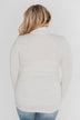 Give Me Time Zipper Pullover Top - Cream