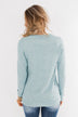 Make A Wish Knit Sweater- Sky Blue