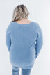Remind Me Again Knit Sweater- Blue
