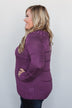 Cuddle Me Close Knitted Sweater- Purple
