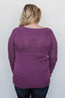 Cuddle Me Close Knitted Sweater- Purple