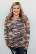 Covered in Camo 5-Button Henley Top