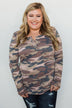 Covered in Camo 5-Button Henley Top