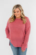 Dream About Us Knit Sweater- Lipstick Pink