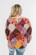 Stay Forever Printed Blouse- Purple Tones