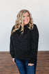 Head Over Heels Polka Dot Blouse- Black