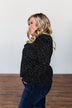 Head Over Heels Polka Dot Blouse- Black