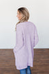 No Doubts Popcorn Cardigan- Lilac