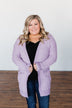 No Doubts Popcorn Cardigan- Lilac