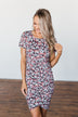 Show You Around Floral Dress- Pink & Purple Tones