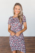 Show You Around Floral Dress- Pink & Purple Tones