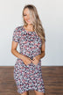 Show You Around Floral Dress- Pink & Purple Tones