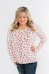 Sudden Bloom Floral V-Neck Top- Ivory