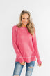 Beautiful Mornings Knitted Sweater- Bubblegum Pink
