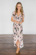 BayDream Believer ~ Pink Floral Maxi Dress