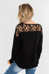 Hometown Dreamer Lace Pullover Top- Black