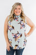 Gracefully In Love Tank Top- Light Mint Blue