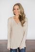 Simply Soft High Low Top~ Taupe