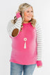 Loving Life Striped Sweater- Bubblegum Pink & Ivory