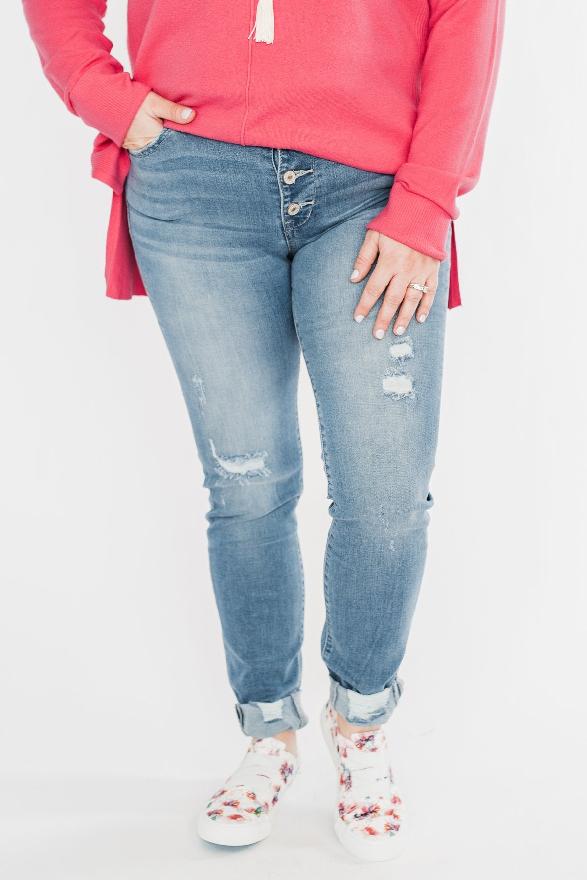 KanCan Reese Jeans- Medium Wash