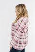 Just Wanna Have Fun Plaid Pullover Top- Purple Tones