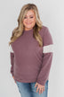 All of Me Long Sleeve Pullover Top - Antique Mauve