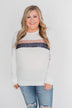 Shine For You Sequin Pullover Top - Ivory