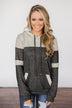 Forever Fuzzy Lightweight Hoodie - Charcoal