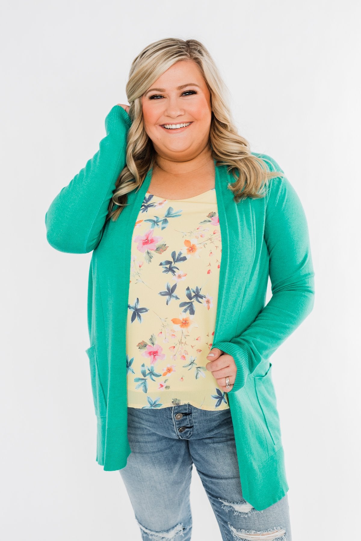 Bright and Beautiful Tank Top- Yellow & Pink