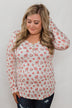 Blossoming Beauty 3-Button Henley Top - Ivory