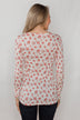 Blossoming Beauty 3-Button Henley Top - Ivory