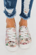 Blowfish Vex Sneakers- Off White Floral
