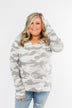 Turning Heads Lightweight Hoodie- Grey Camo