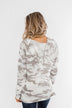 Turning Heads Lightweight Hoodie- Grey Camo