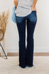KanCan High Rise Flare Bottom Jeans- Talia Wash