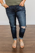 KanCan Distressed Skinny Jeans- Cheyenne Wash