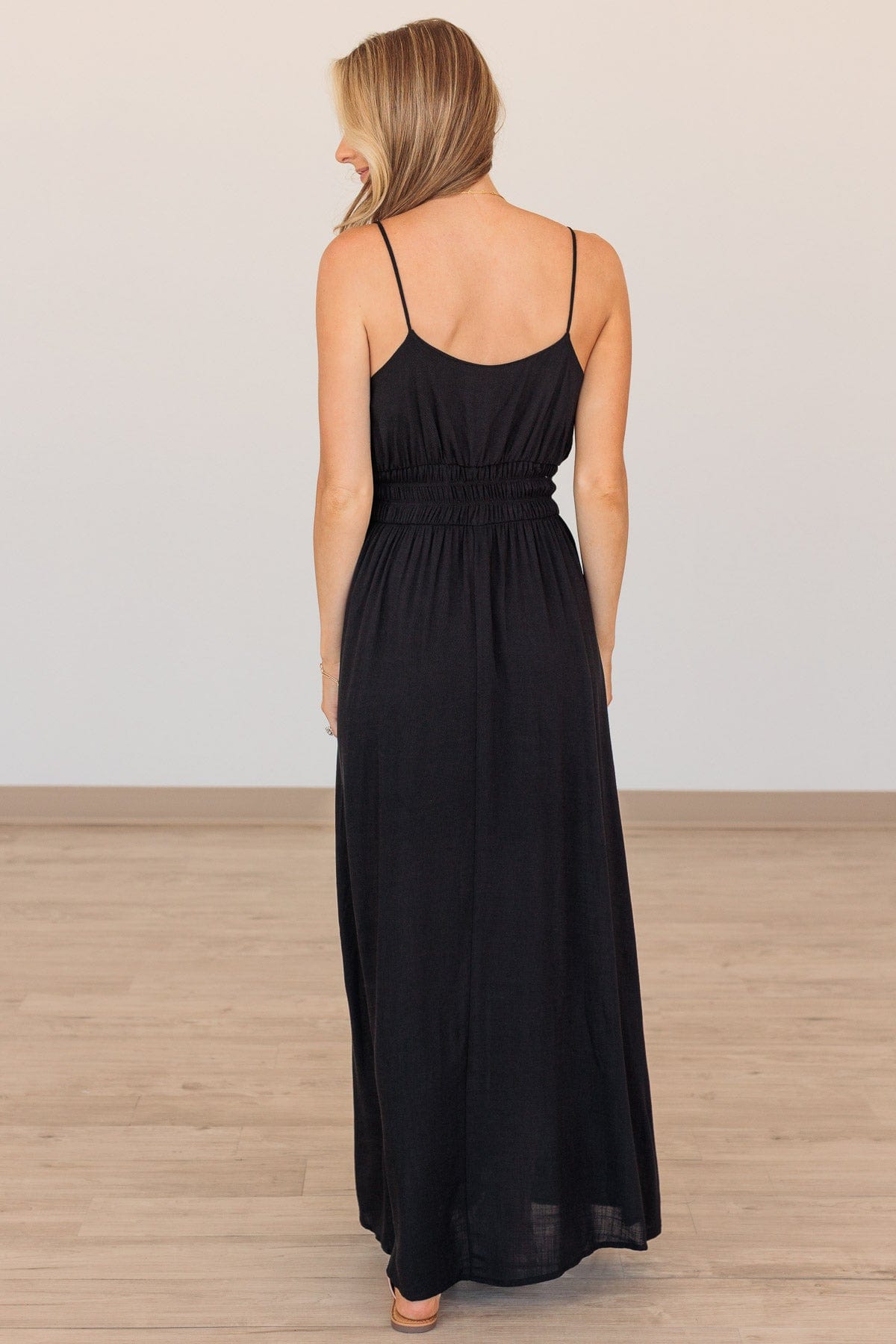 Looking For Someone Maxi Dress- Black
