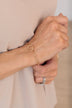 Run Circles Around You Chain Bracelet- Gold