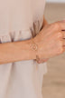 Run Circles Around You Chain Bracelet- Gold