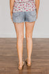 Vervet Distressed High-Rise Shorts- Gianna Wash