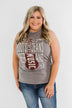 "Boots, Jeans, Beer, & Country Music" Graphic Tank Top- Charcoal