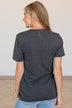 "Summer Lovin" Graphic Tee- Dark Charcoal