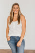 Set Yourself Free Knit Tank Top- Ivory