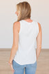 Thread & Supply Kiss Me Hard Ribbed Top- Off White