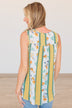 Wanting The World V-Neck Top- Ivory