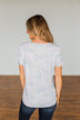 Believe In You Criss Cross Top- Off White, Pink, Yellow, Blue
