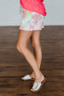 Never The Same Tie Dye Lounge Shorts- Neon Multi