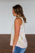 Look of Love Tie Dye Tank Top- Purple, Pink, Yellow